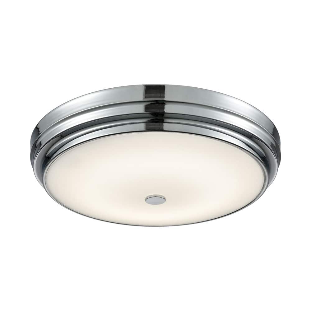 Elk Home Garvey Chrome 15.75 Inch Wide 1 Light Flush Mount