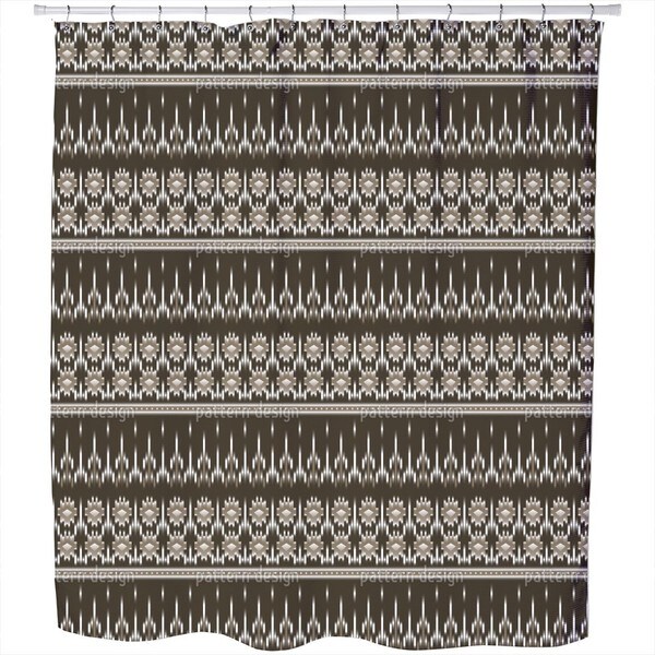Maya Ikat Shower Curtain
