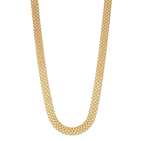 Shop Gioelli 14k Gold Bismark Necklace - On Sale - Free Shipping Today ...