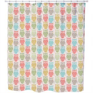 Sweet Jojo Designs Night Owl Kids Shower Curtain  Free Shipping On Orders Over $45  Overstock 