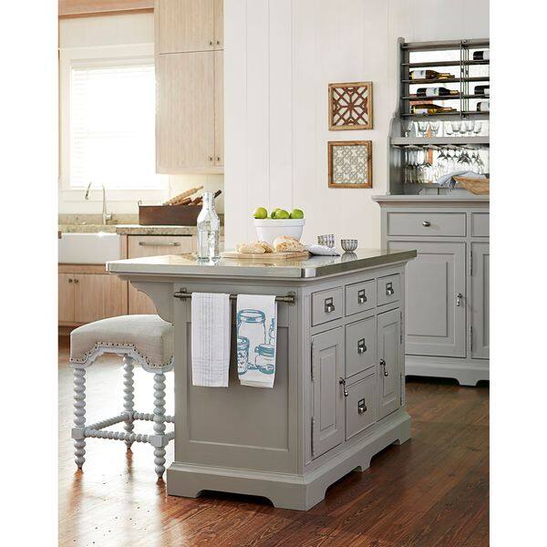 Shop Dogwood The Kitchen Island In Cobblestone Finish Free