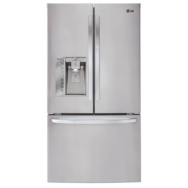 Shop Lg Lfxs32766s 32 Cubic Foot Mega Capacity French Door Refrigerator With Door In Door In Stainless Steel Overstock 11621046