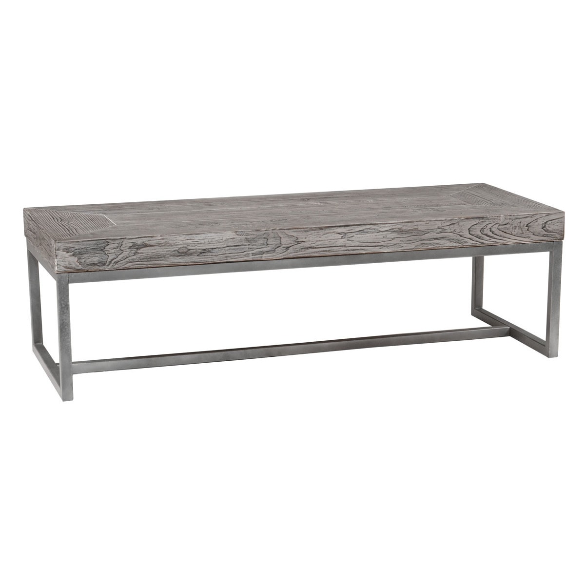 Shop Kosas Home Parker Pine And Iron 60 Inch Coffee Table Overstock 11621067