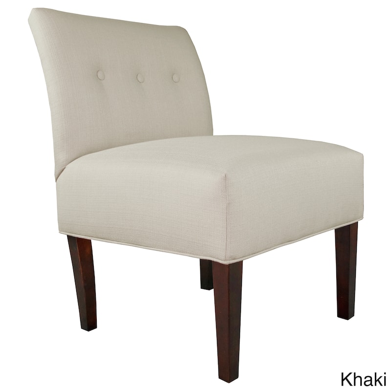 MJL Furniture - Samantha Button Tufted Sachi Accent Chair - Khaki