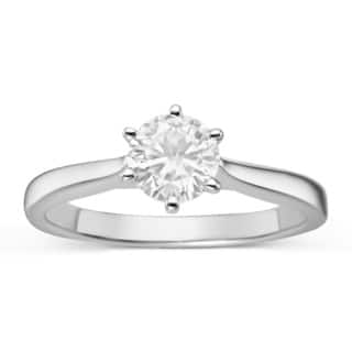 charles colvard forever classic sterling silver 78ct tgw moissanite solitaire ring - Sterling Silver Diamond Wedding Rings charles colvard forever classic sterling silver 78ct tgw moissanite solitaire ring - Sterling Silver Diamond Wedding Rings