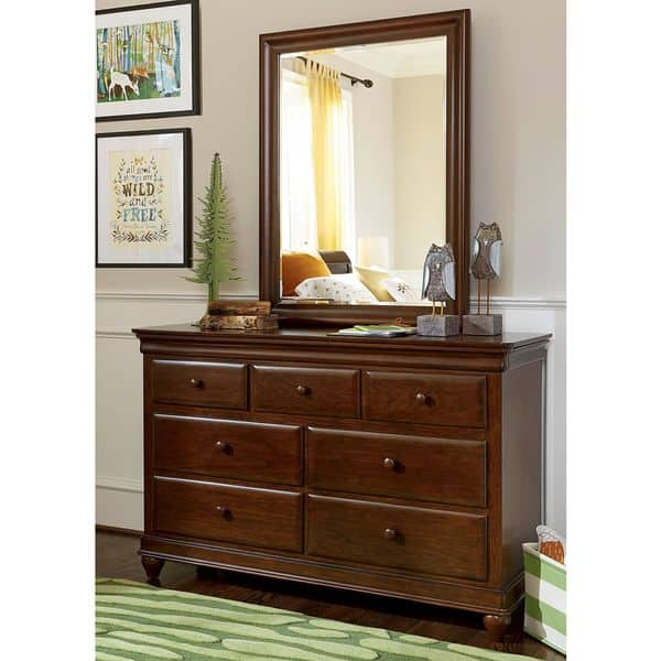 Shop Smartstuff Classics 4 0 Dresser In Classic Cherry Finish