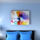 preview thumbnail 4 of 5, Porch & Den 'Creative Flower in Multiple Colors' Abstract Floral Canvas Print