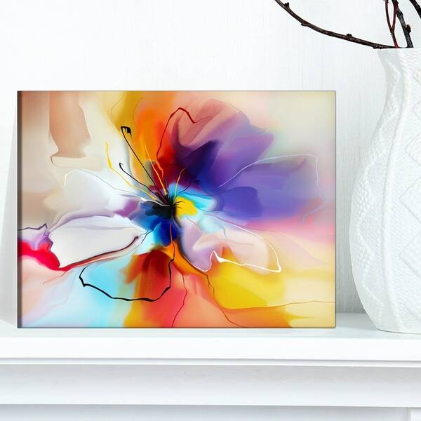 Shop Designart Creative Flower In Multiple Colors Abstract