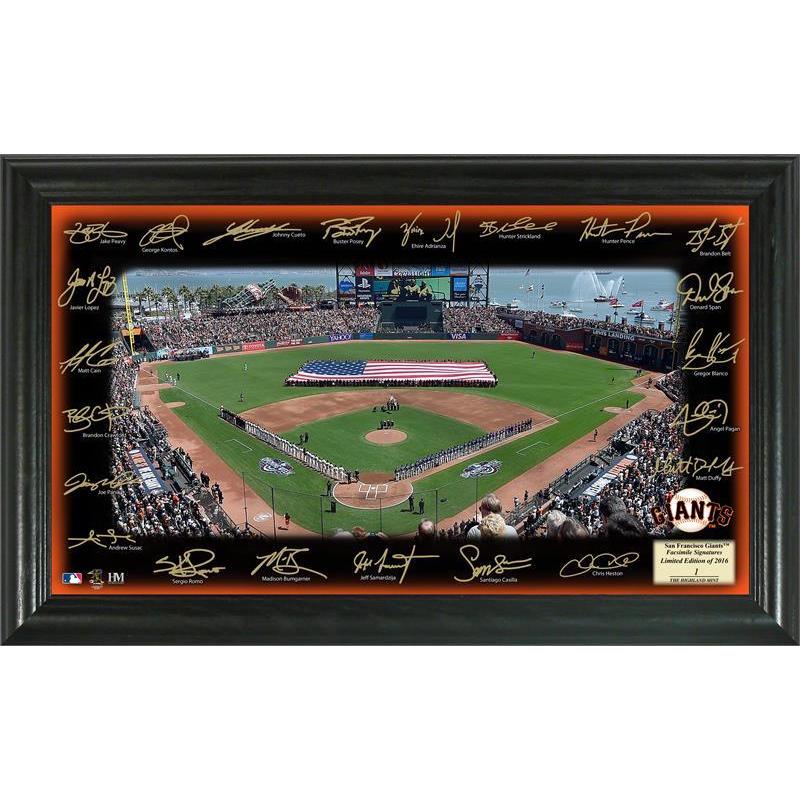 MLB San Francisco Giants Baseball Field Metal Panel