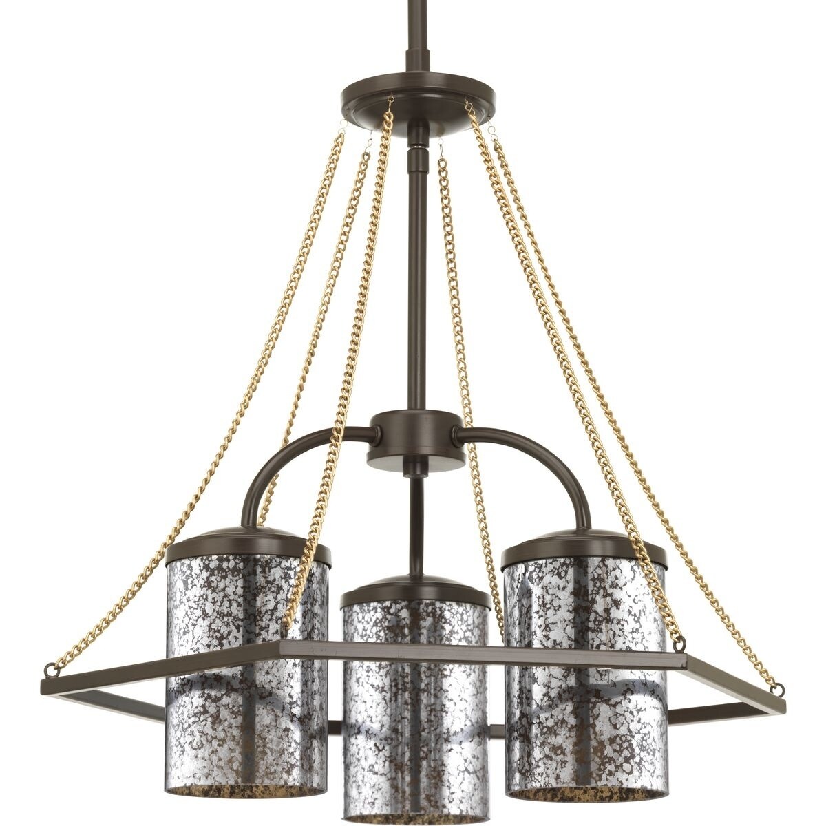 Progress Lighting P4248-20 Indi 3-light Chandelier - N/A (Antique Bronze) - Chandeliers For Bedrooms by Overstock.com