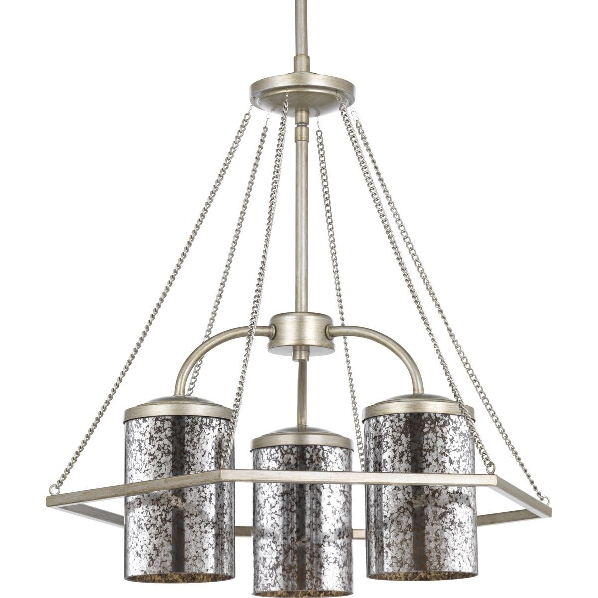 Progress Lighting P4248-134 Indi 3-light Chandelier - N/A (Silver Ridge) - Chandeliers For Bedrooms by Overstock.com