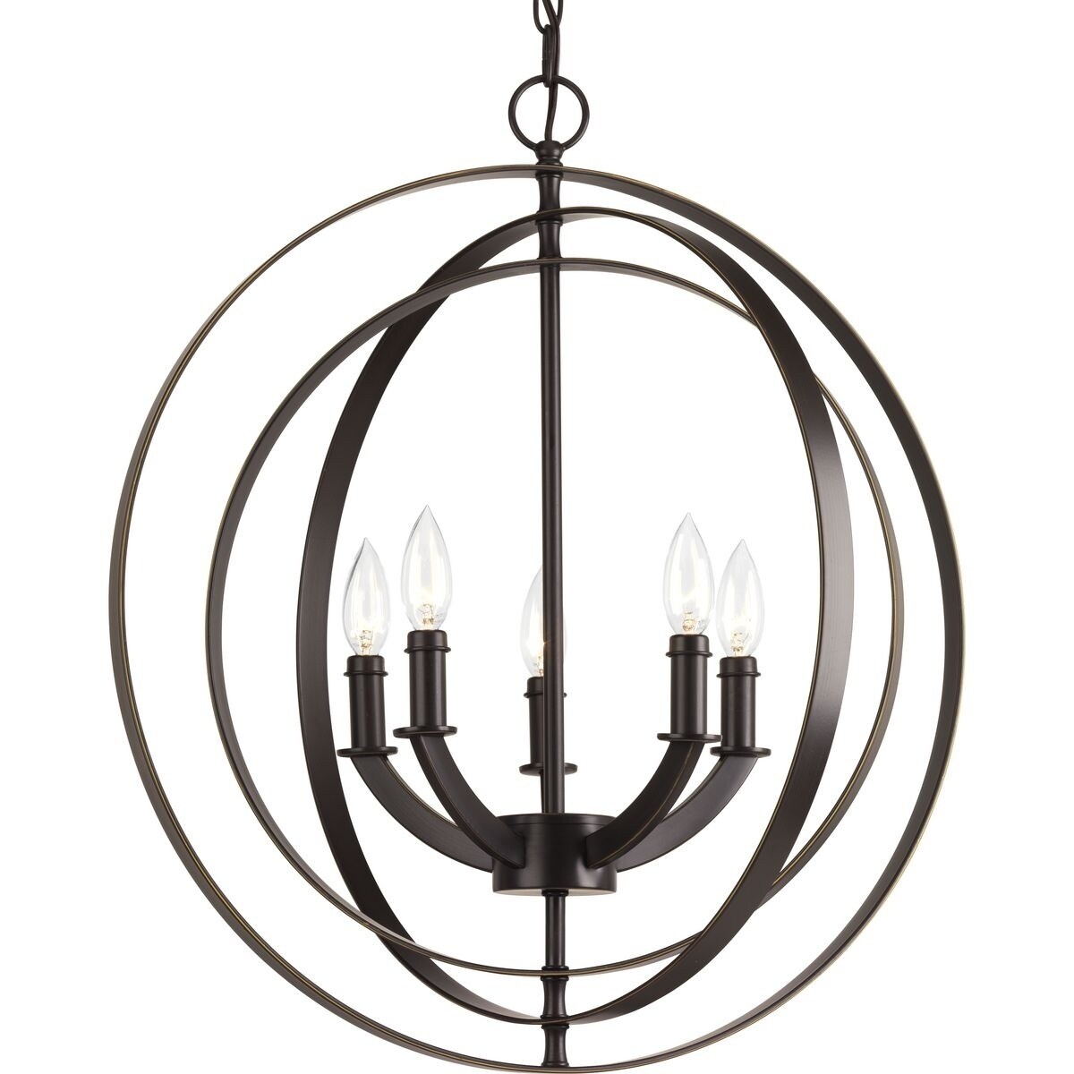 Progress Lighting P3841 20 Equinox 5 Light Chandelier P3841 20 Equinox 5 Light Chandelier