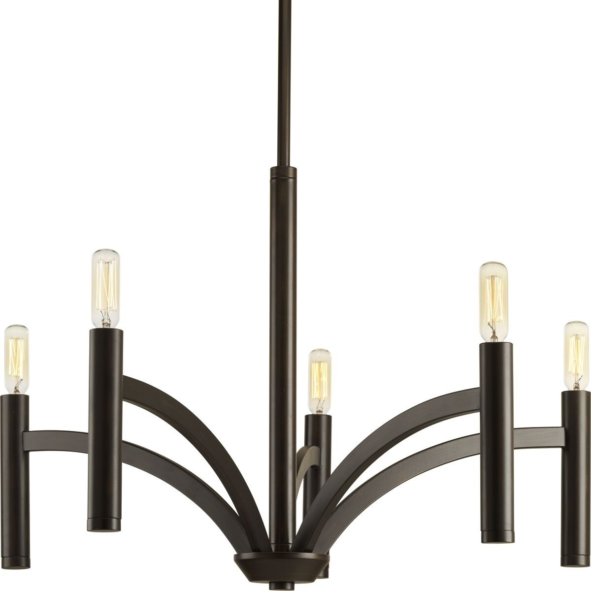 Progress Lighting P4718-20 Draper 5-light Chandelier - N/A (Antique Bronze) - Chandeliers For Bedrooms by Overstock.com