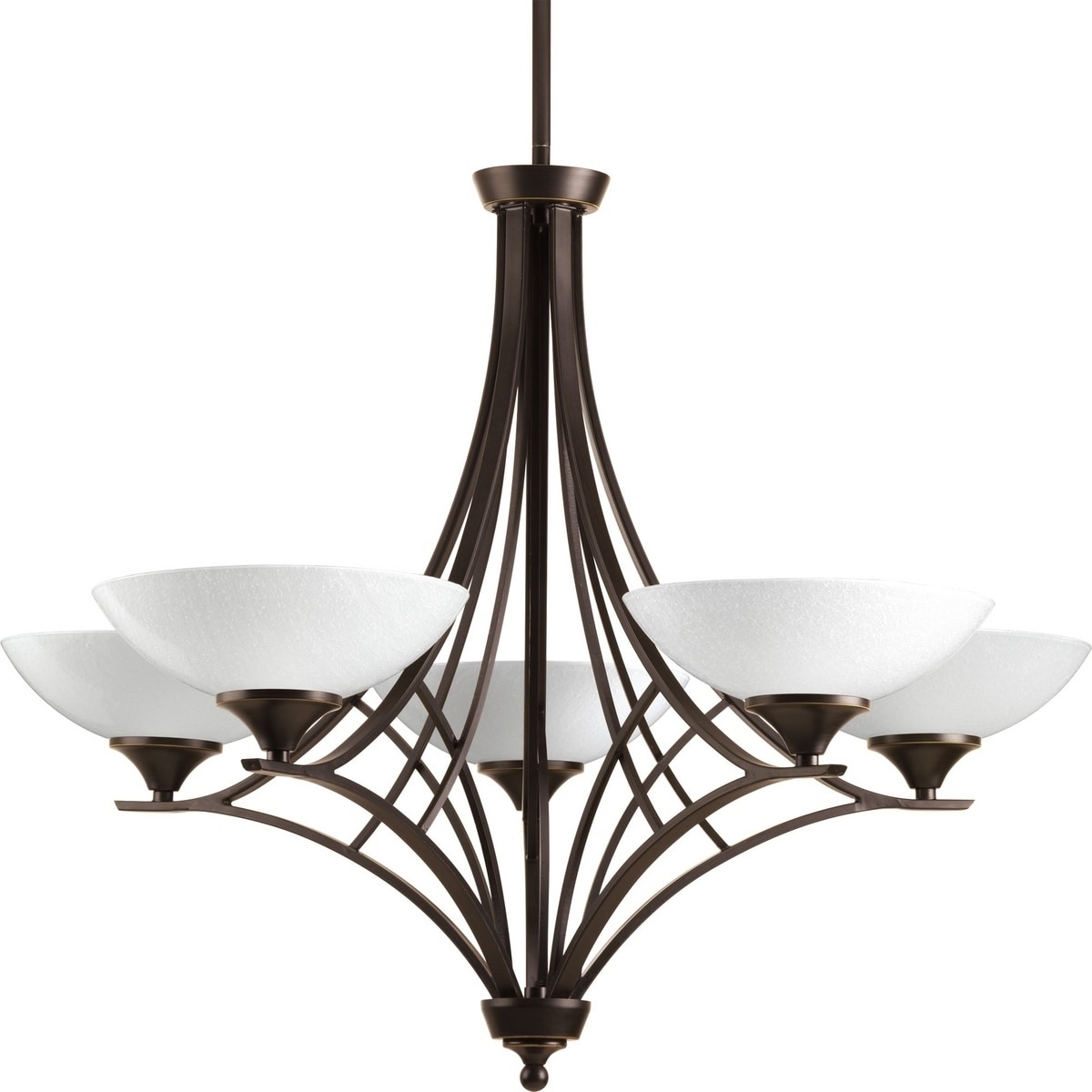 Progress Lighting P4702-20 Prosper 5-light Chandelier - N/A (Antique Bronze) - Chandeliers For Bedrooms by Overstock.com