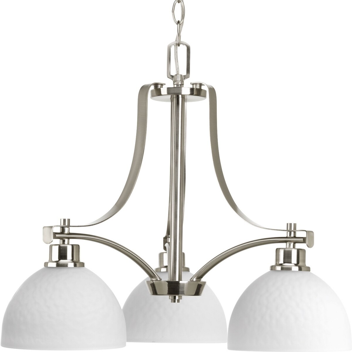 Progress Lighting P4270-09 Legend 3-light Chandelier - N/A (Brushed Nickel) - Chandeliers For Bedrooms by Overstock.com