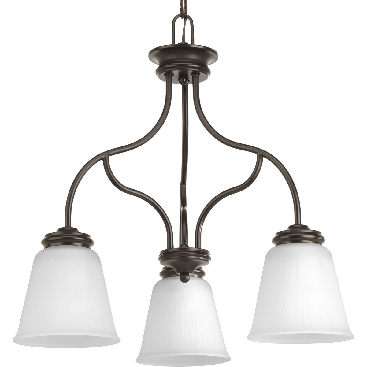 Progress Lighting P4749-20 Keats 3-light Chandelier - N/A (Antique Bronze) - Chandeliers For Bedrooms by Overstock.com