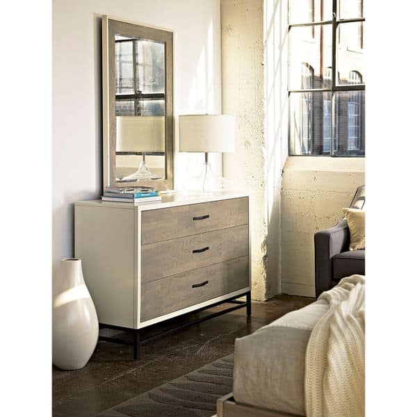 Shop Spencer Bedroom Dresser In Parchment Finish Overstock