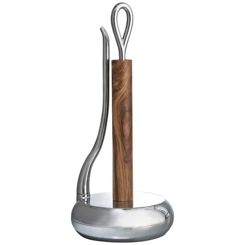 Nambe Loop Towel Holder - 7" W x 16" H