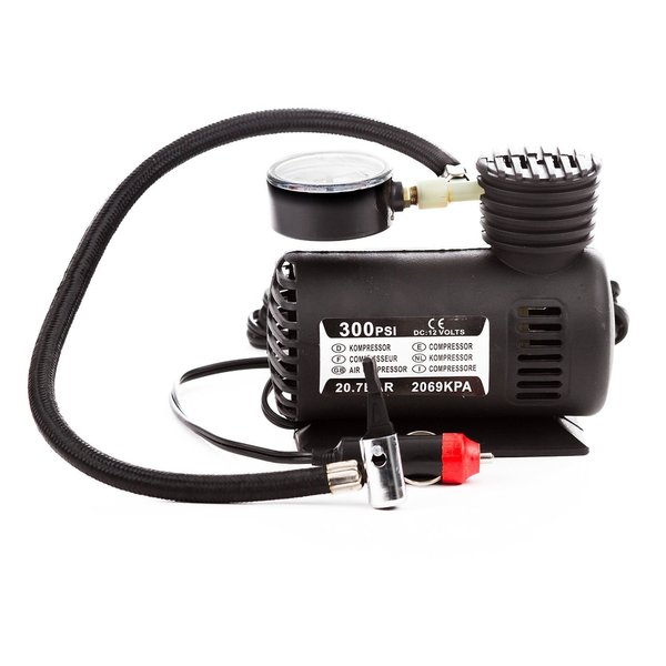 electric air pump with pressure gauge