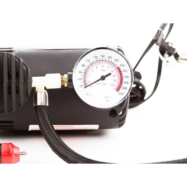 electric air pump with pressure gauge