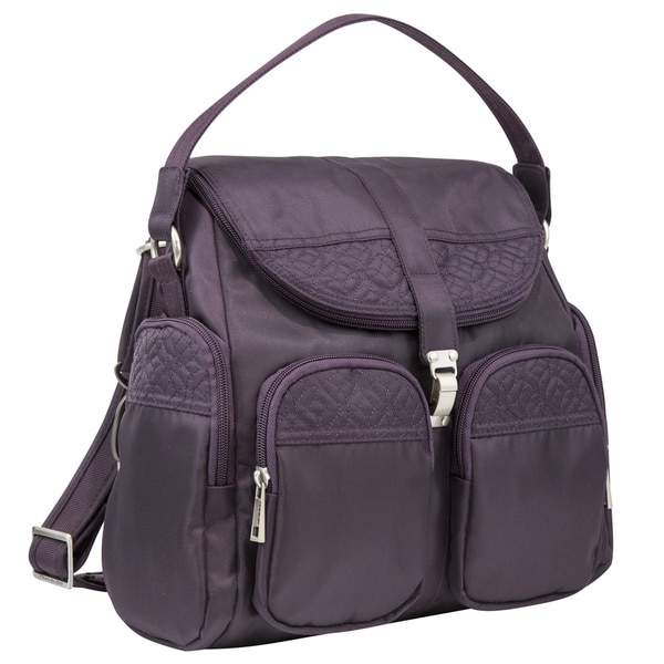 Shop Travelon Signature Anti-theft Convertible Backpac/Crossbody Bag - Overstock - 11624841