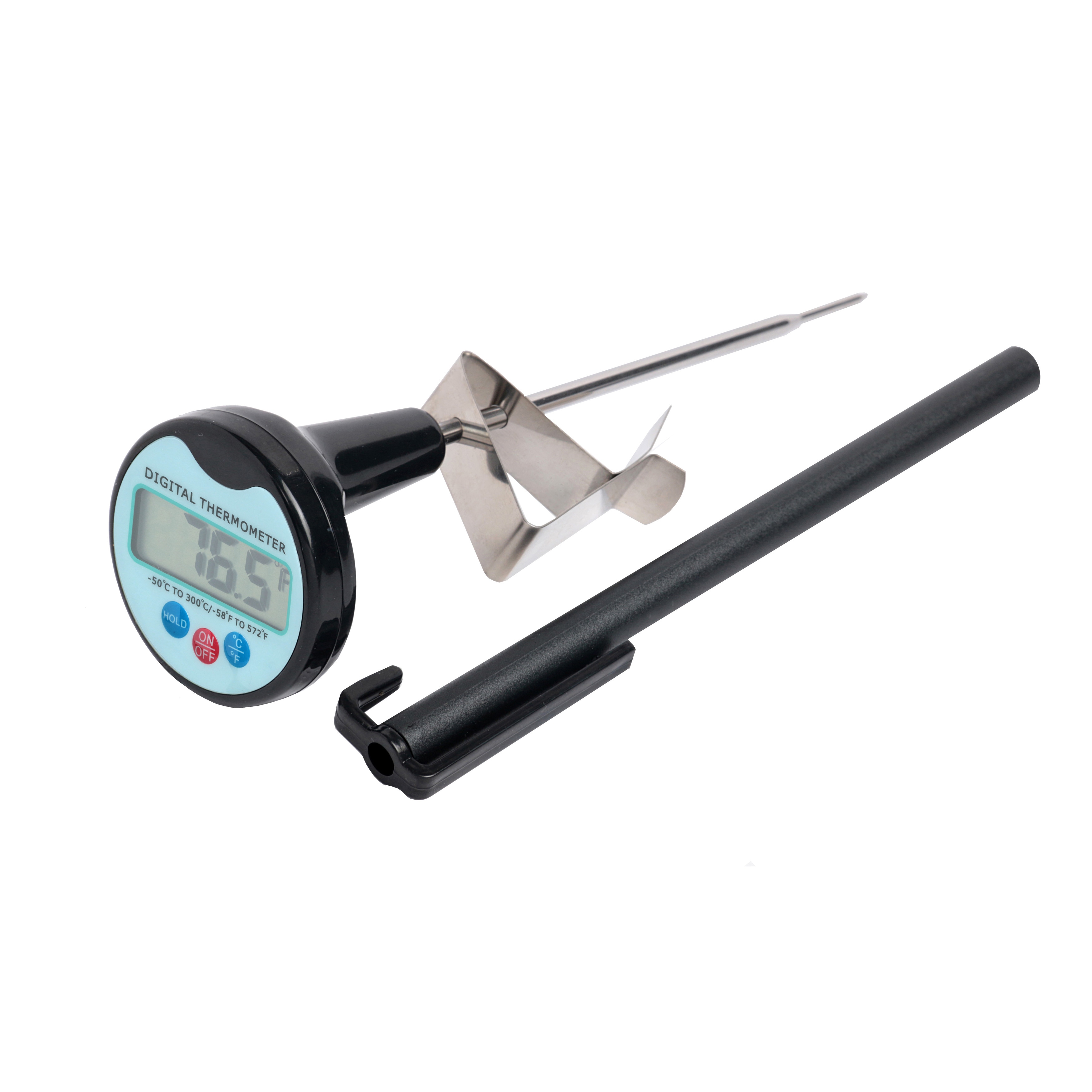 Digital Cooking/Candy Thermometer with Stainless Steel Pot Clip - Bed Bath  & Beyond - 11626675