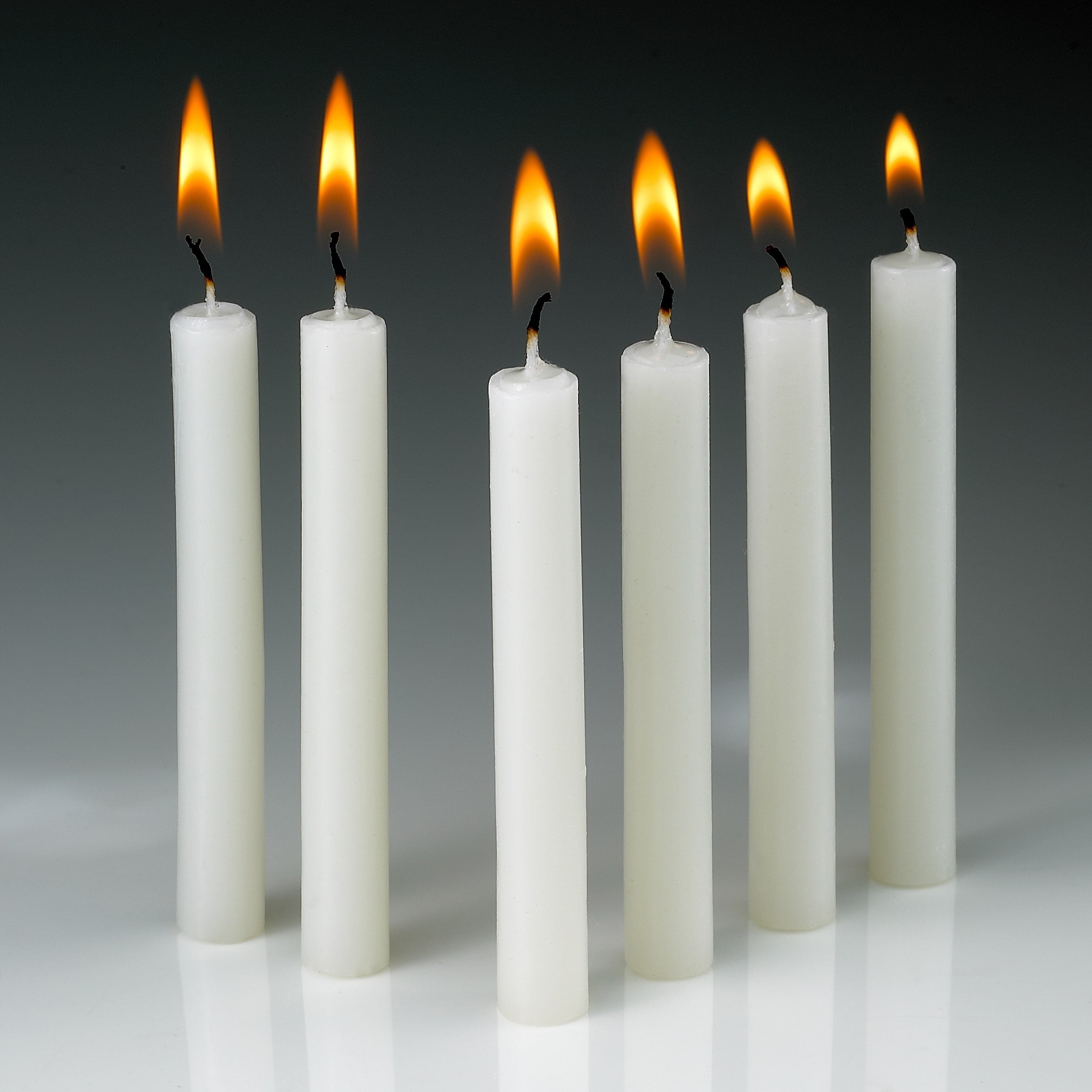 white candles