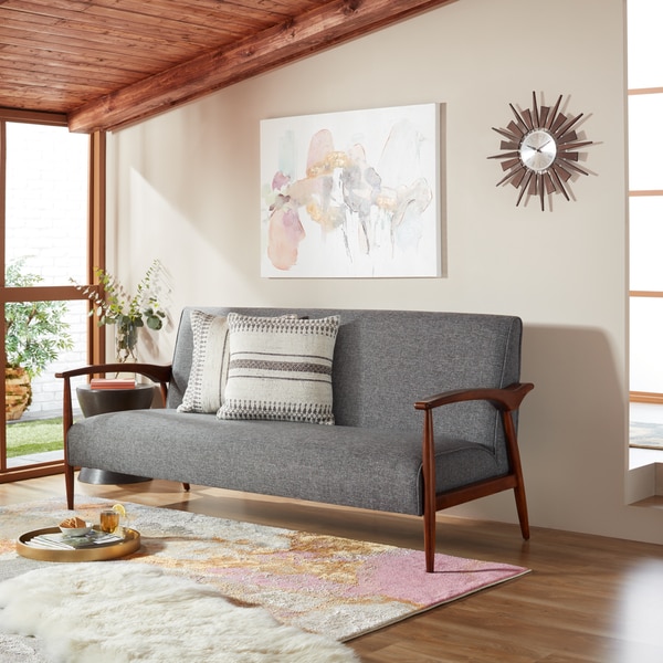 I Love Living Gracie Retro Granite Sofa Free Shipping Today I Love Living Gracie Retro Granite Sofa