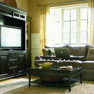 Summer Hill Lift Top Cocktail Table in Midnight Finish