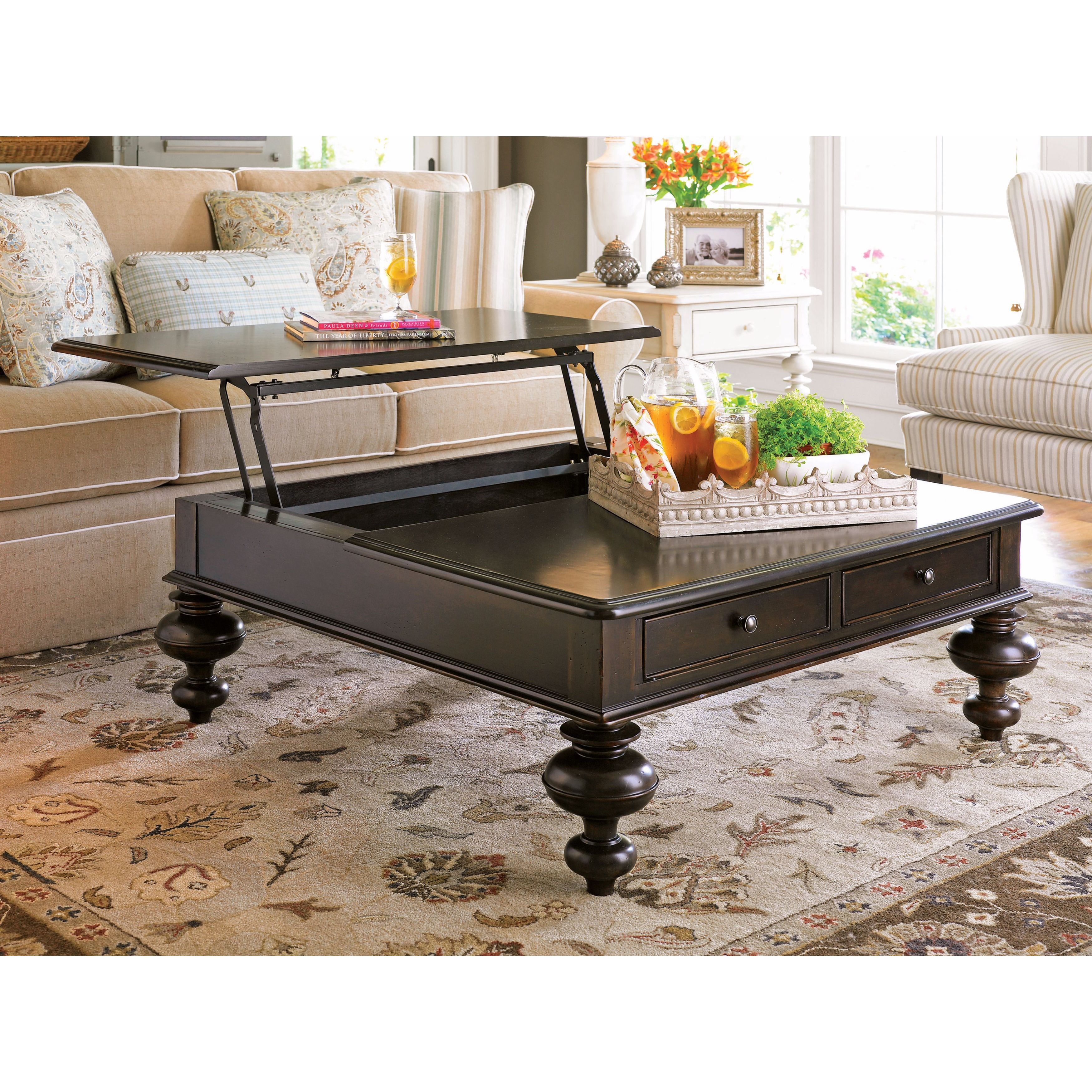 paula deen furniture tobacco Paula Deen Home Lift Top Tobacco Finish Coffee Table - Overstock