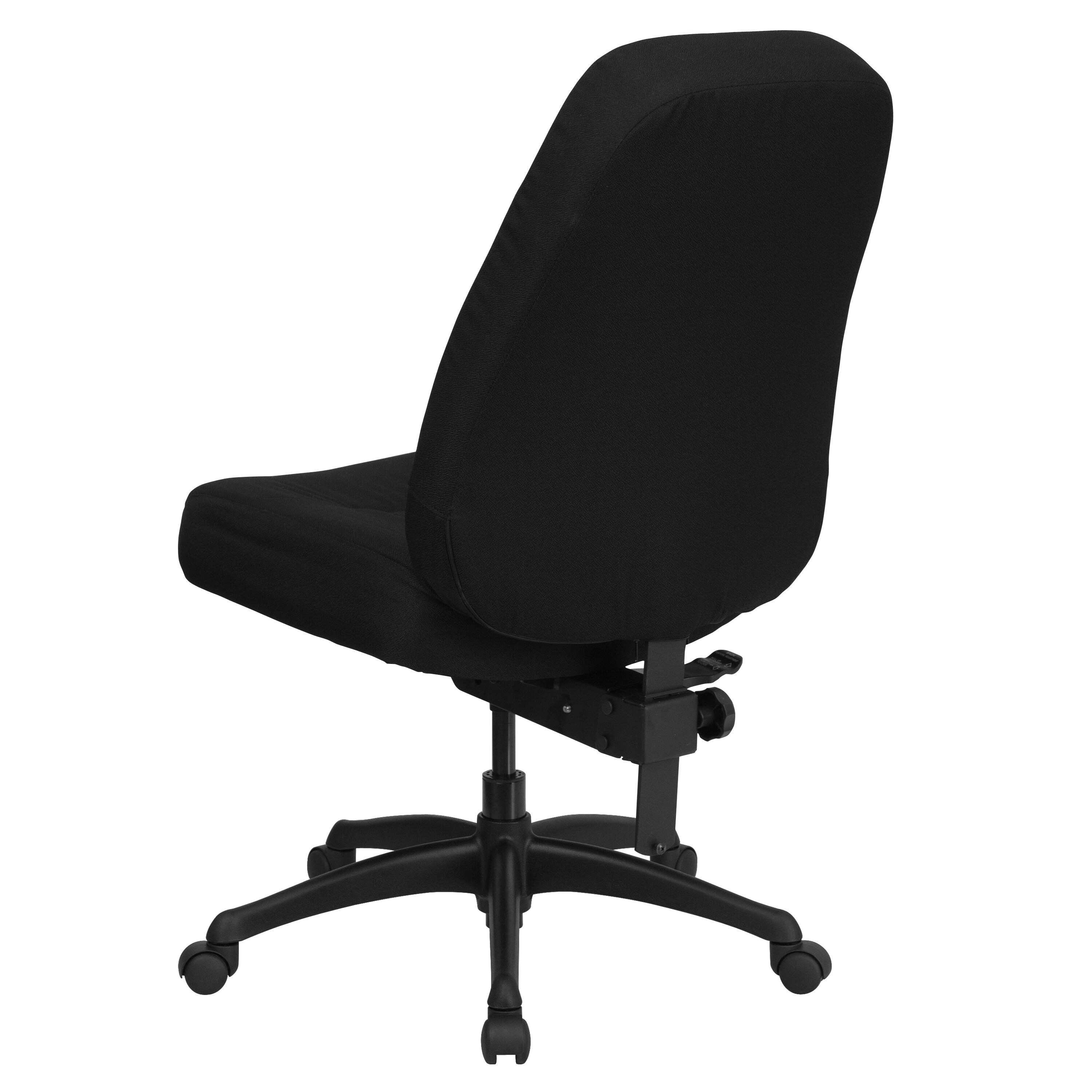 extra wide armless office chair