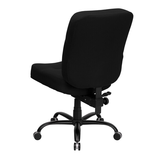 extra wide armless office chair