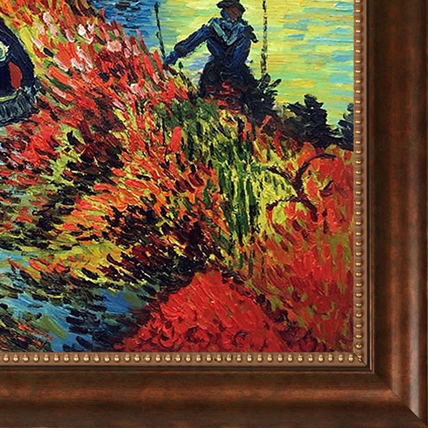 La Pastiche Vincent Van Gogh 'Red Vineyards at Arles' Hand Painted ...