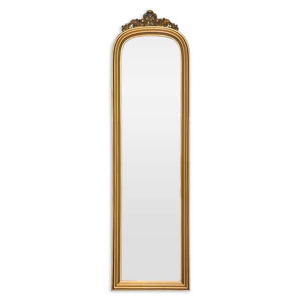 Selections by Chaumont Amarone Crowned Gold Dress Mirror - Overstock ...