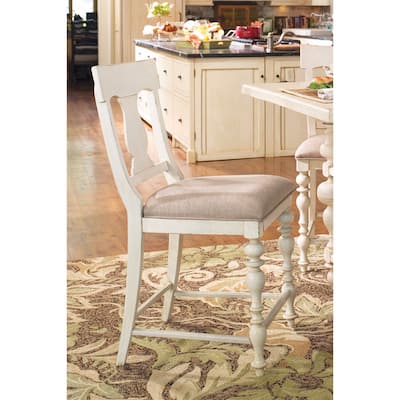 Paula Deen Home Counter Height Chair in Linen Finish (set of 2)