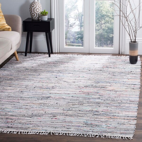 Safavieh Hand-Woven Rag Rug Ivory/ Multi Cotton Rug - 9' x 12'