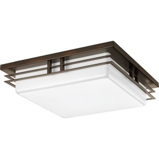 Progress Lighting Helm 2-light Ceiling  Wall Led Flush Mount With Ac 