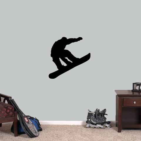 Snowboarder 24-inch Wide x 24-inch Tall Wall Decal