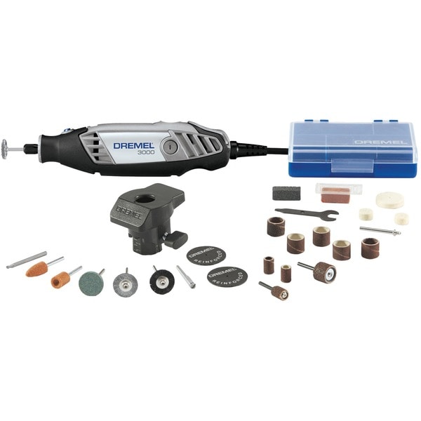 Shop Dremel 30001/24 24 Piece Black Rotary Tool Kit With Storage Case