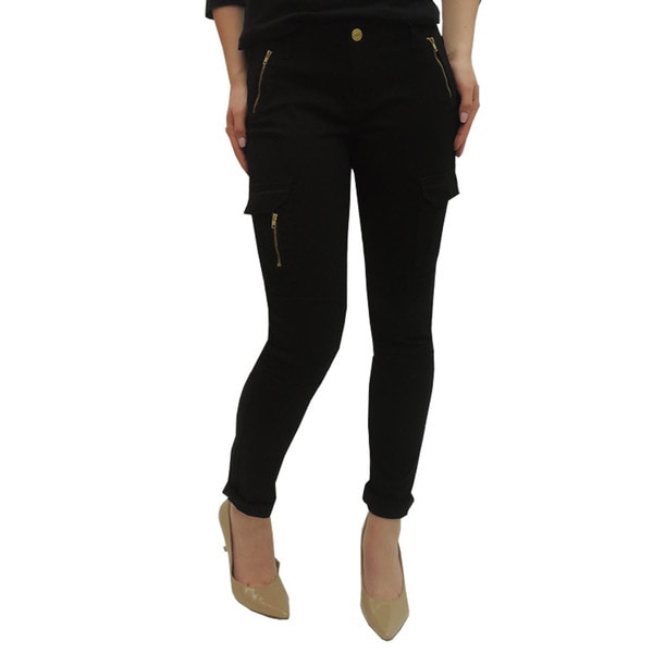 junior black cargo pants