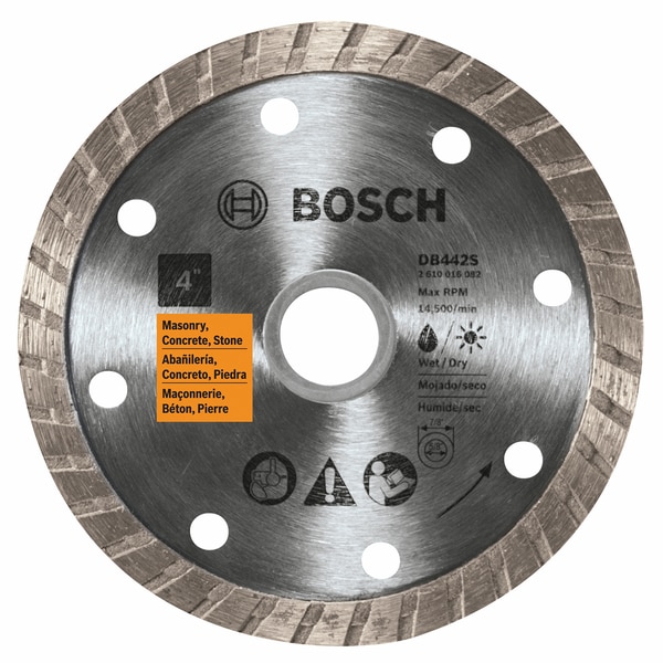 Bosch DB442S 4 Diamond Standard Turbo Rim Blade   18563891