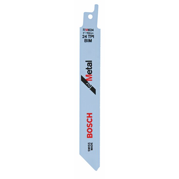 Shop Bosch RM624 6" Metal Reciprocating Saw Blade 5count Free