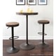 Carbon Loft Goddard Industrial Adjustable Dining/ Bar Table - N/A - Thumbnail 5
