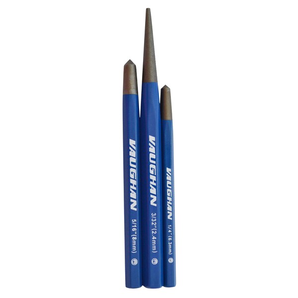 Vaughan 50853 Center Punch Assorted Size 3 Piece Set