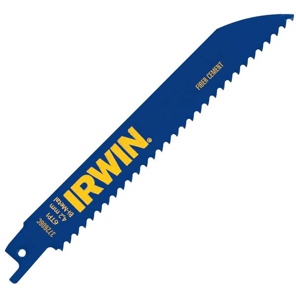 Irwin 372666 6" 6 TPI Demolition Reciprocating Blade