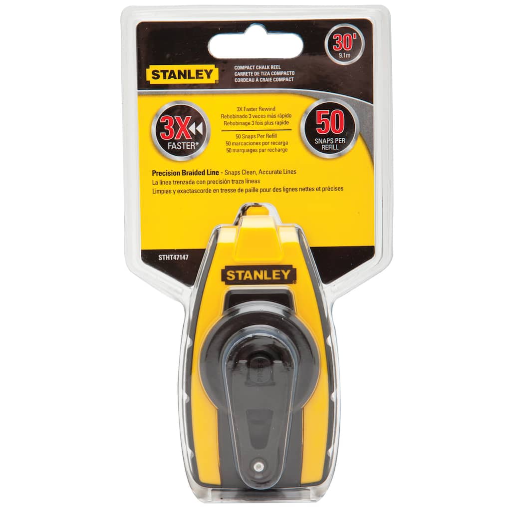 Stanley STHT47244L Compact Chalk Reel & Blue Chalk Line Kit