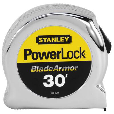 Stanley PowerLock Tape Measure 1 in. W x 30 ft. L