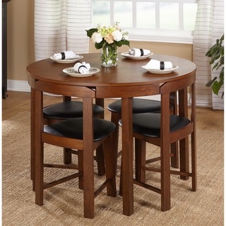 Round Dining Room Sets - Shop The Best Deals For May 2017  Simple Living 5-piece Tobey Compact Round Dining Set