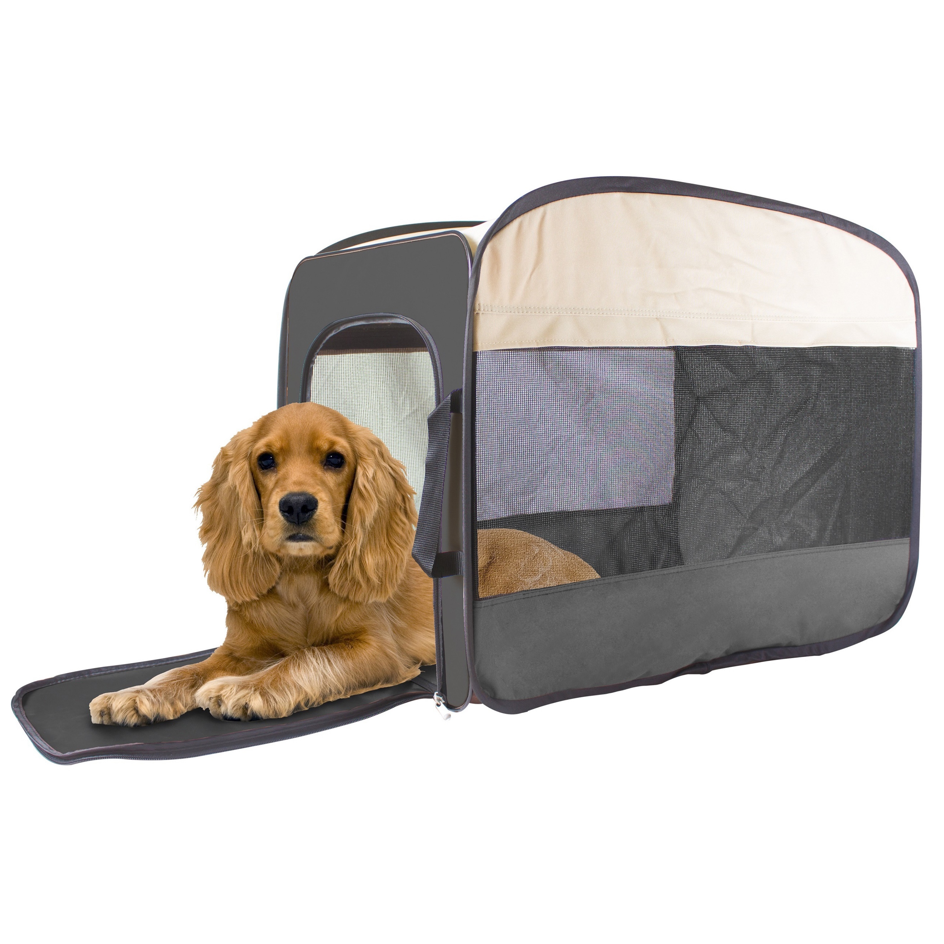 pop up dog kennel large