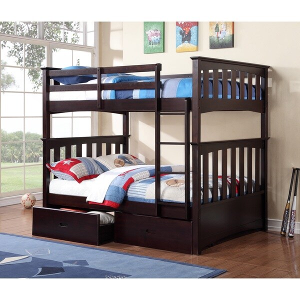 Kira Full/Full Bunkbed - Overstock - 11635900